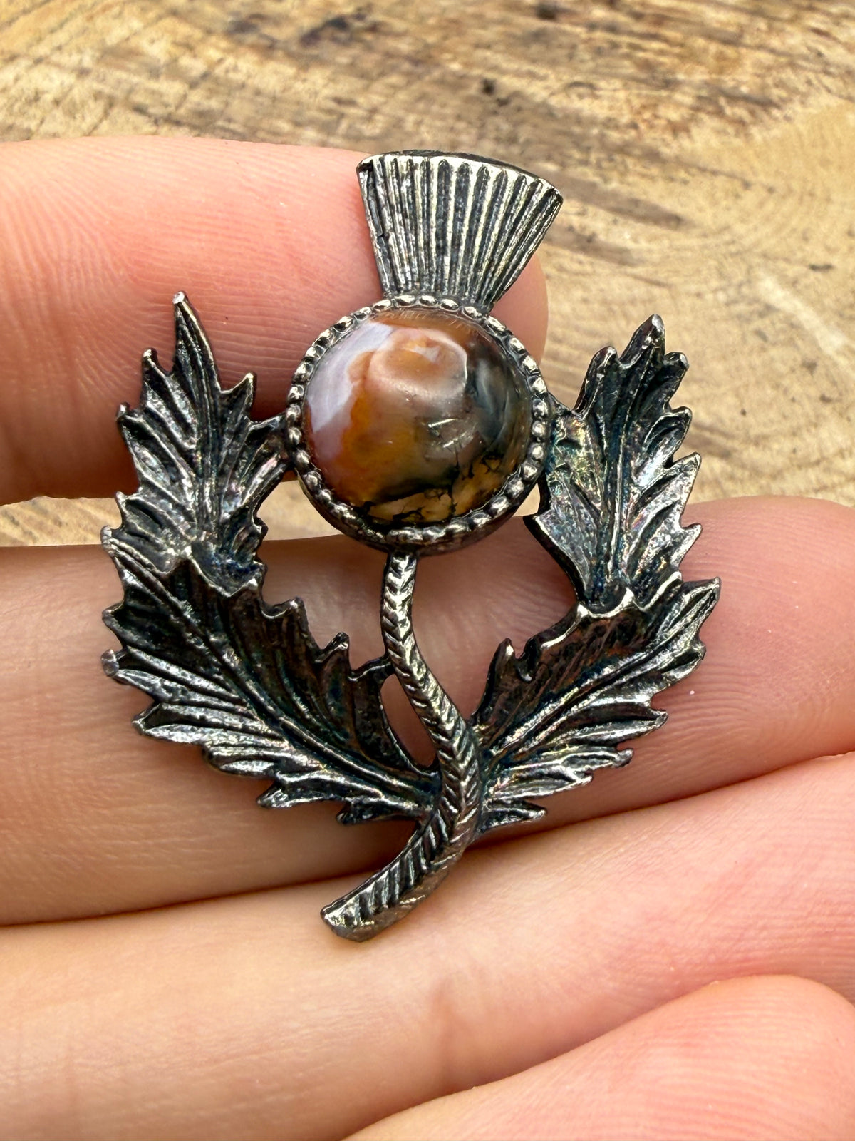 Vintage Scottish Thistle Brooch