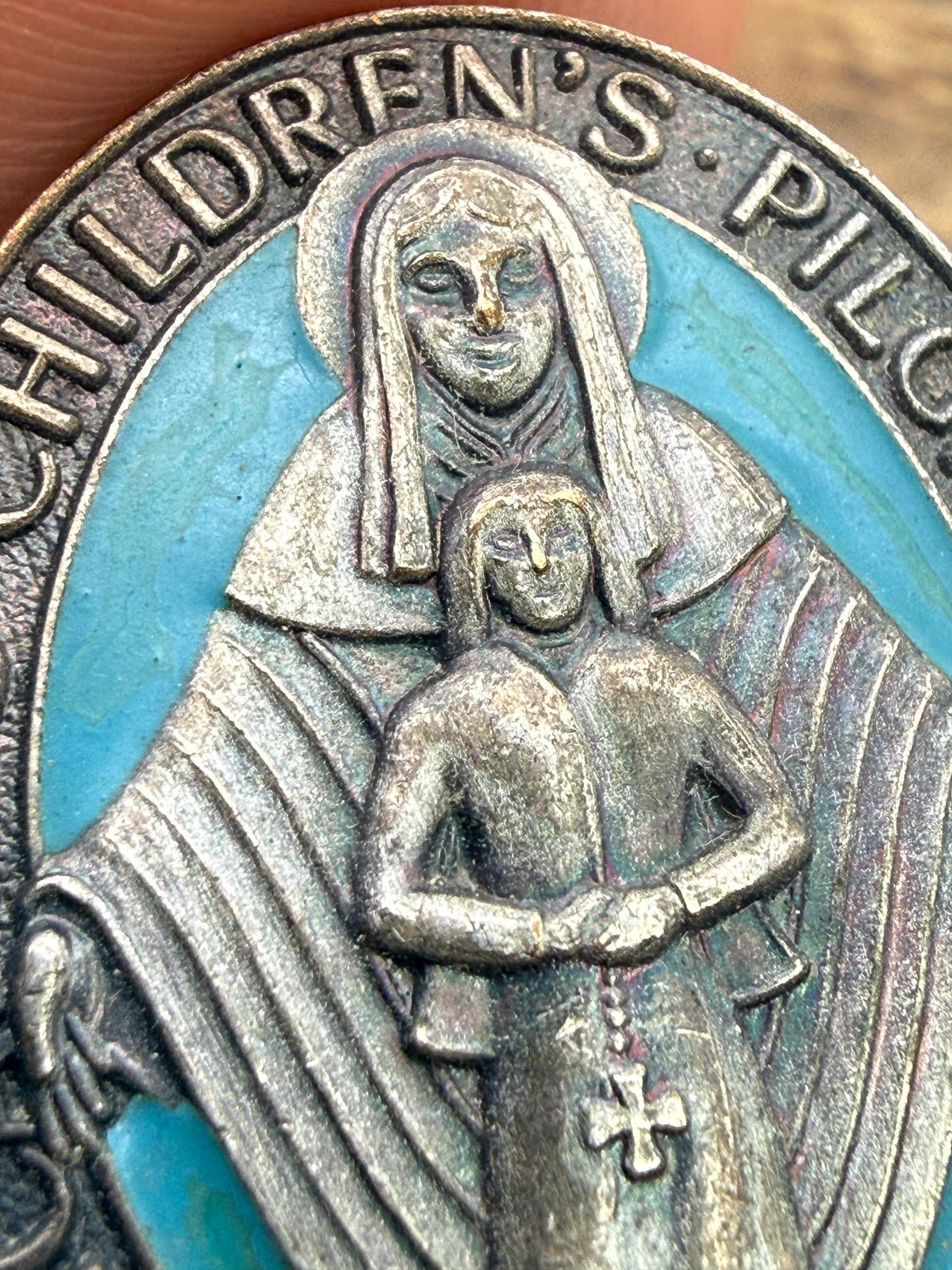 Vintage HCPT Handicapped Children's Pilgrimage Trust Brooch