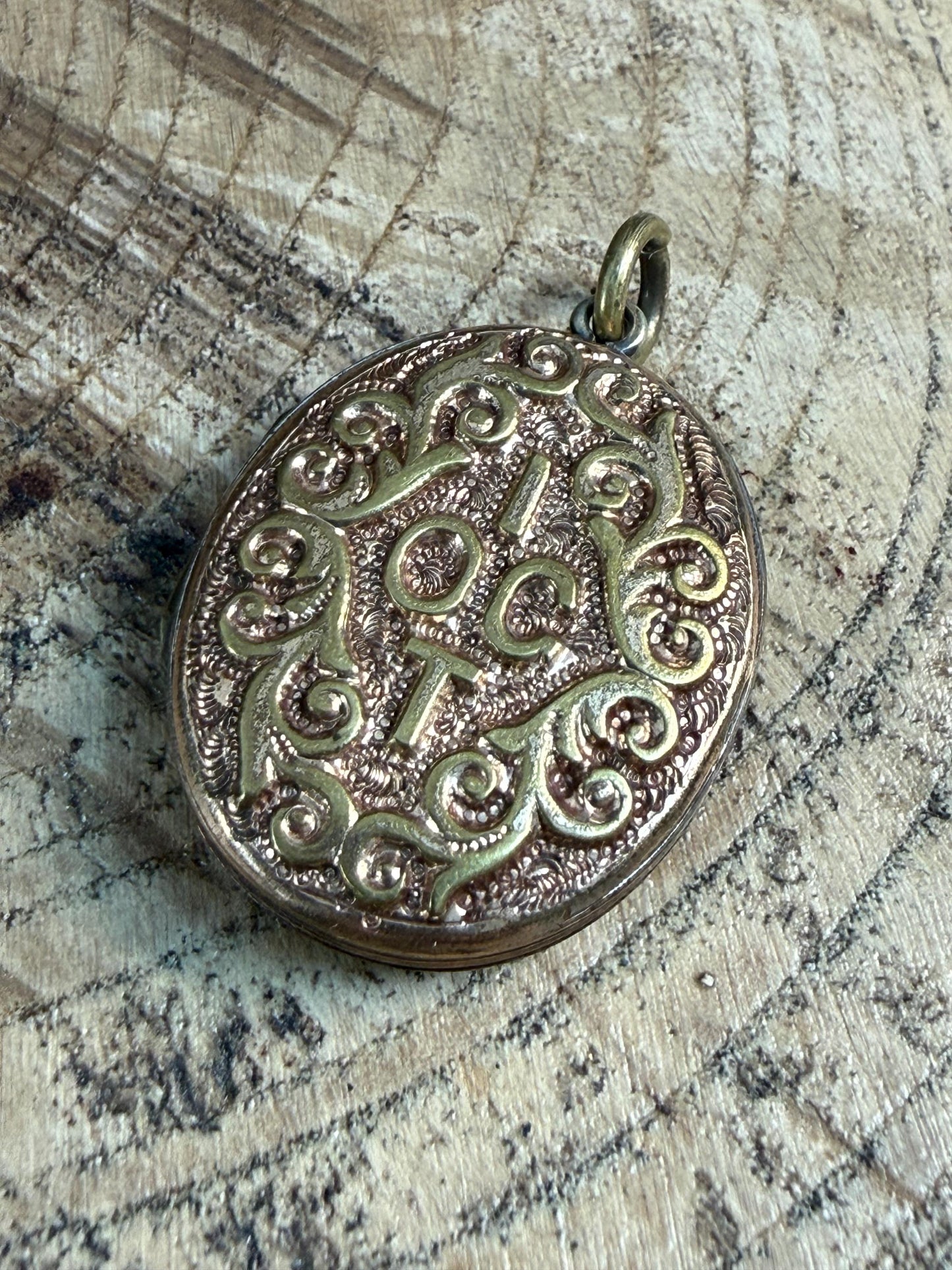 Antique Victorian IOGT Templar Locket Pendant