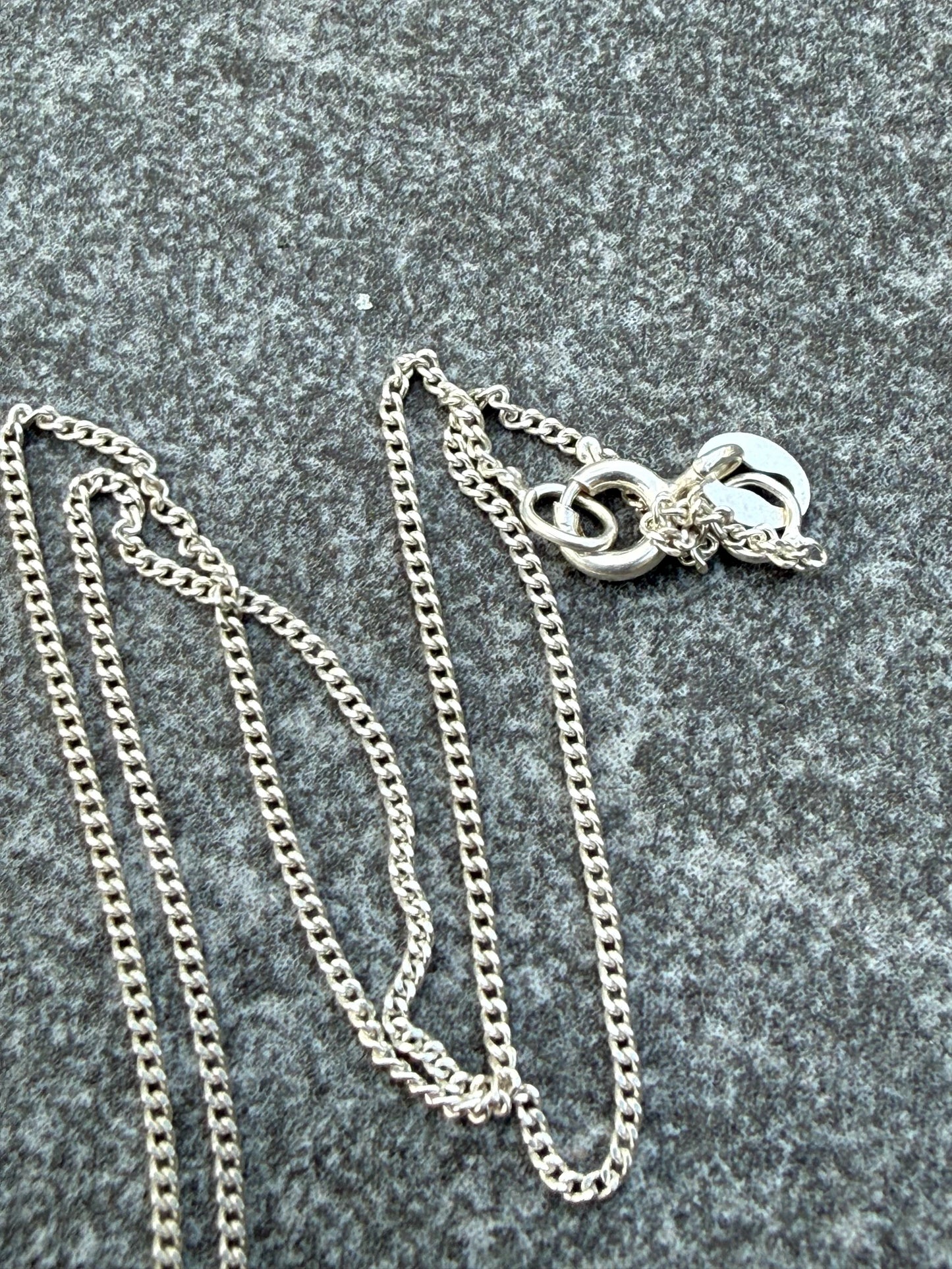 Vintage Sterling Silver Celtic Knot Square Necklace