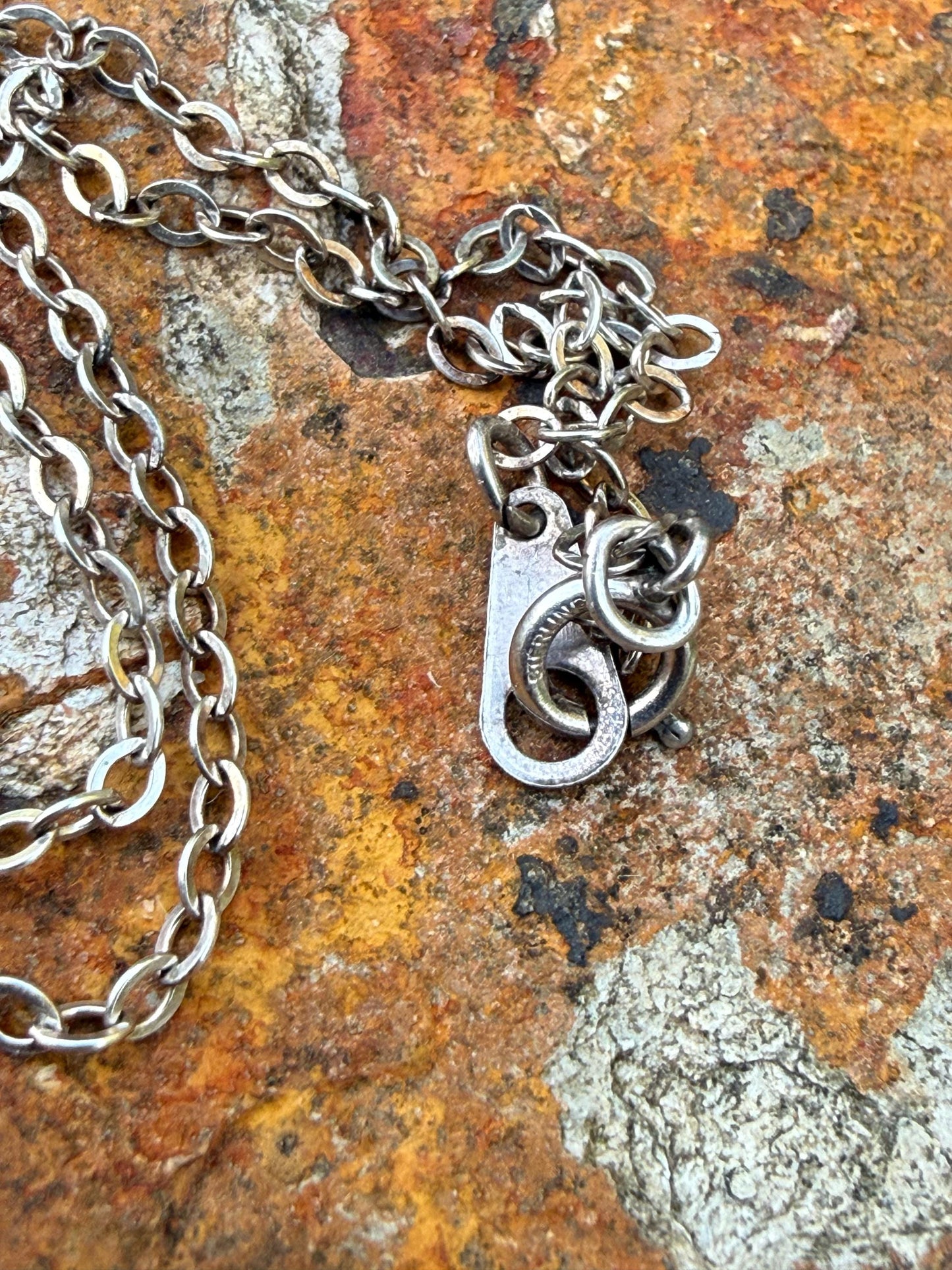 Vintage St Magnus Cross Sterling Silver Necklace