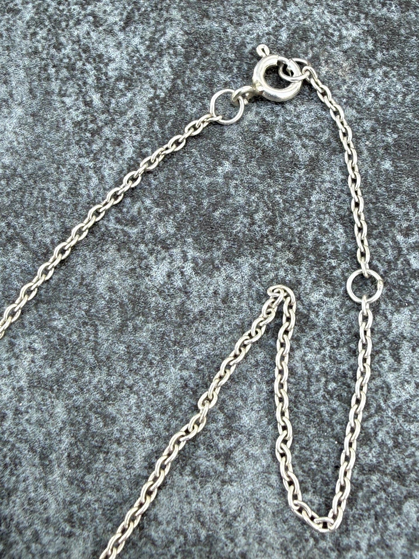 Vintage Kit Heath Sterling Silver Necklace, Mackintosh Rose