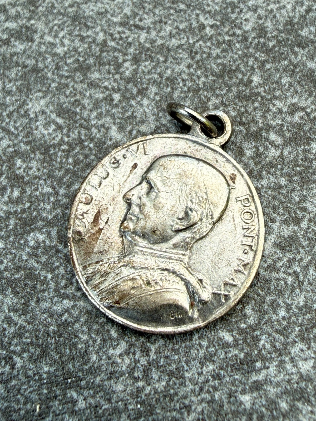 Vintage Pope Paul VI Medal Pendant Anno Santo 1975 Holy Year Rome Vatican