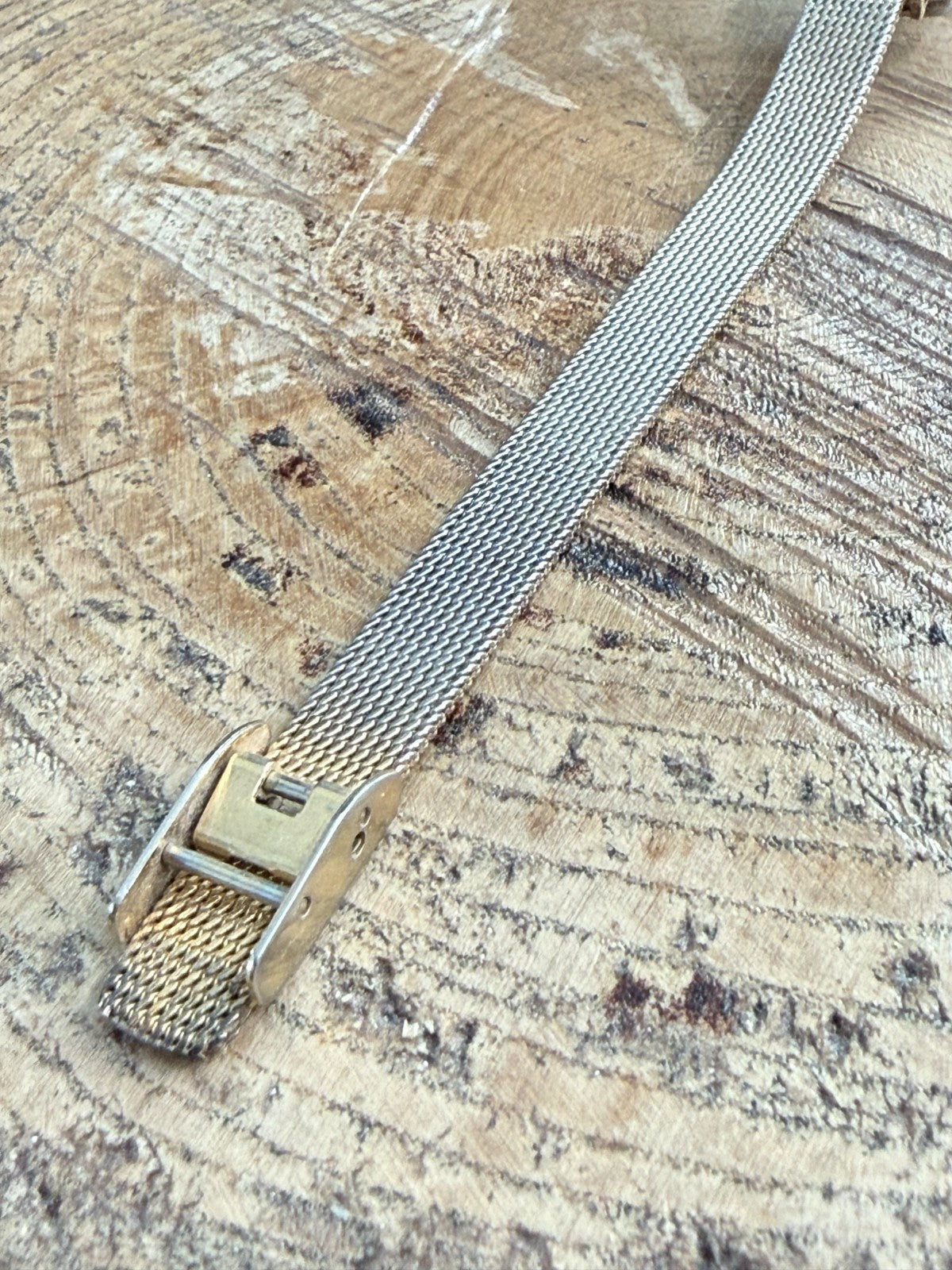 Vintage Sekonda Ladies Watch 17 Jewel Mechanical Gold Tone Mesh Strap - Working