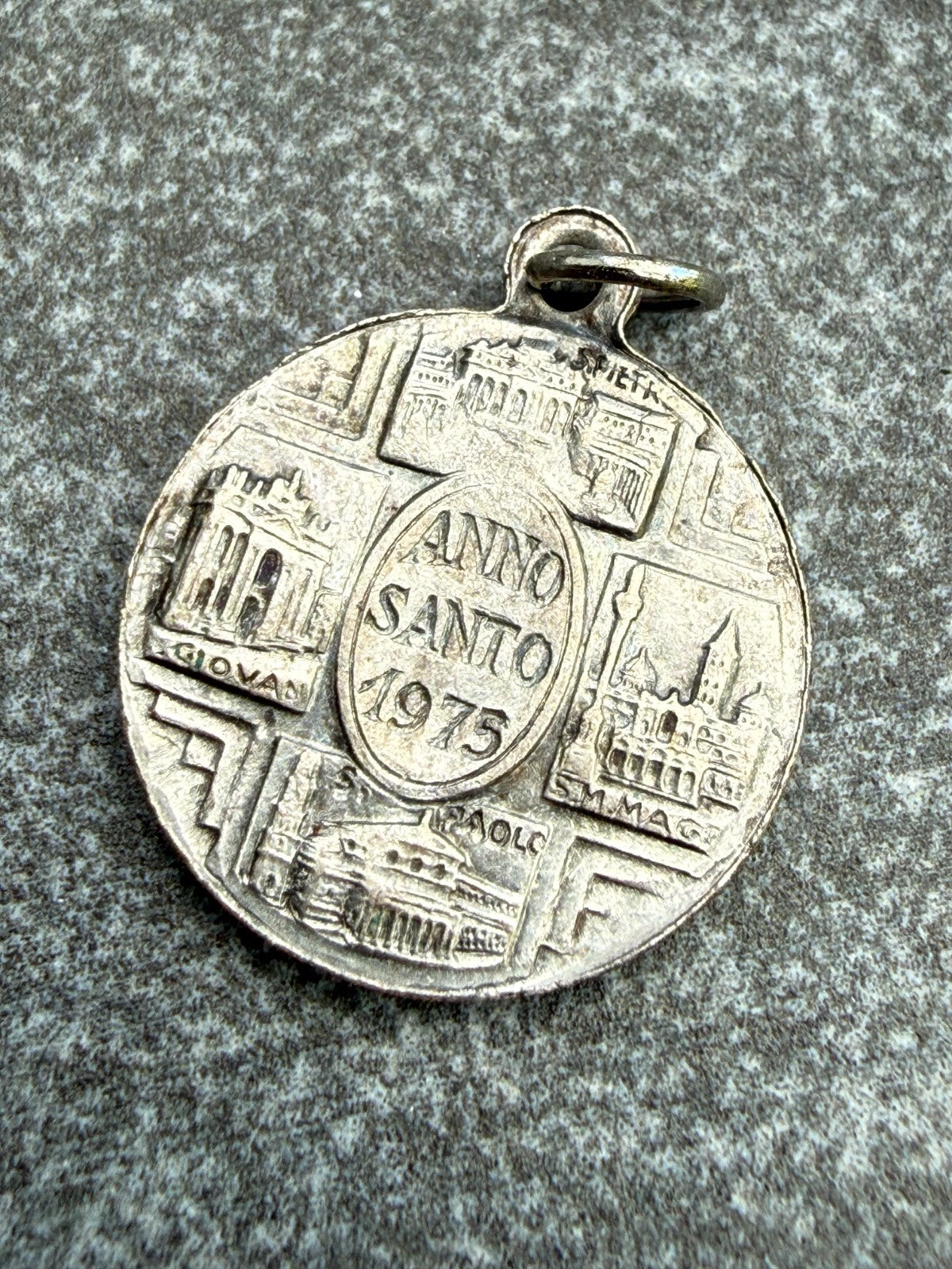 Vintage Pope Paul VI Medal Pendant Anno Santo 1975 Holy Year Rome Vatican