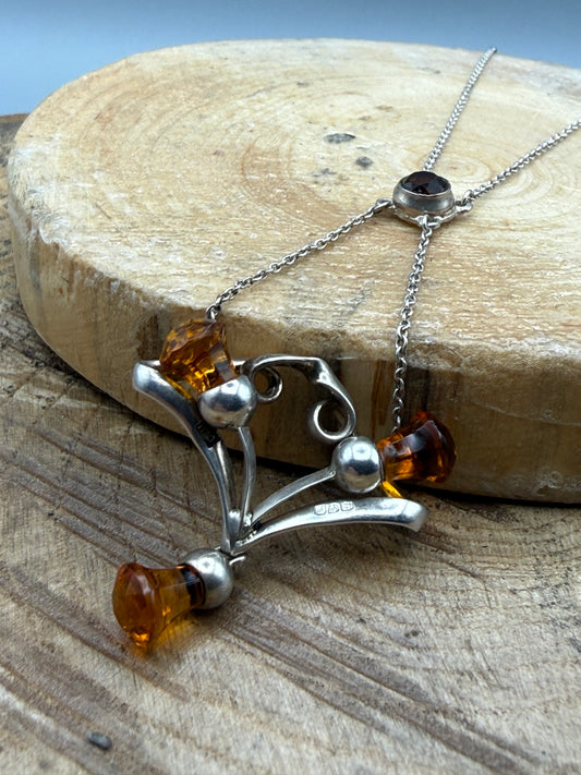 Sterling Silver Charles Horner Necklace