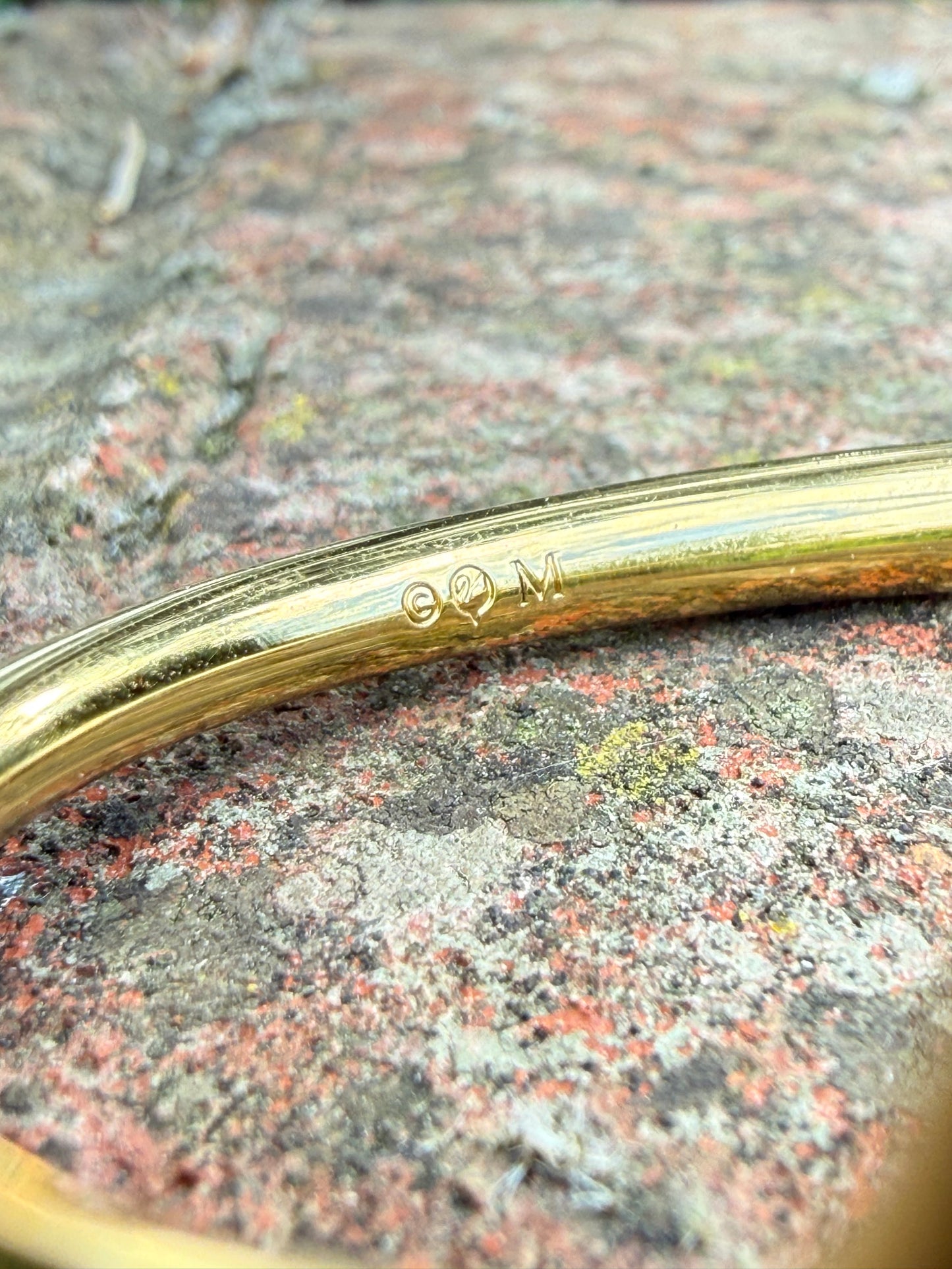 Swarovski Gold-Plated Gingko Leaf Crystal Bangle