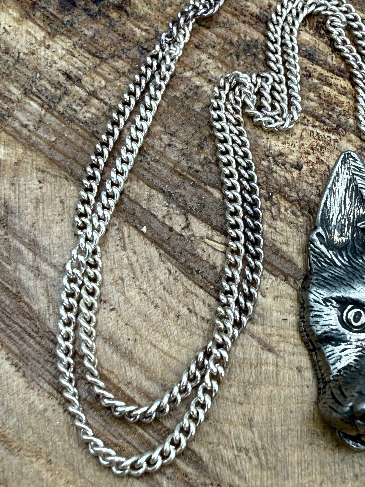 Charming Fox Head Pendant Necklace