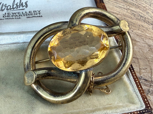 Antique Victorian Lover's Knot Brooch