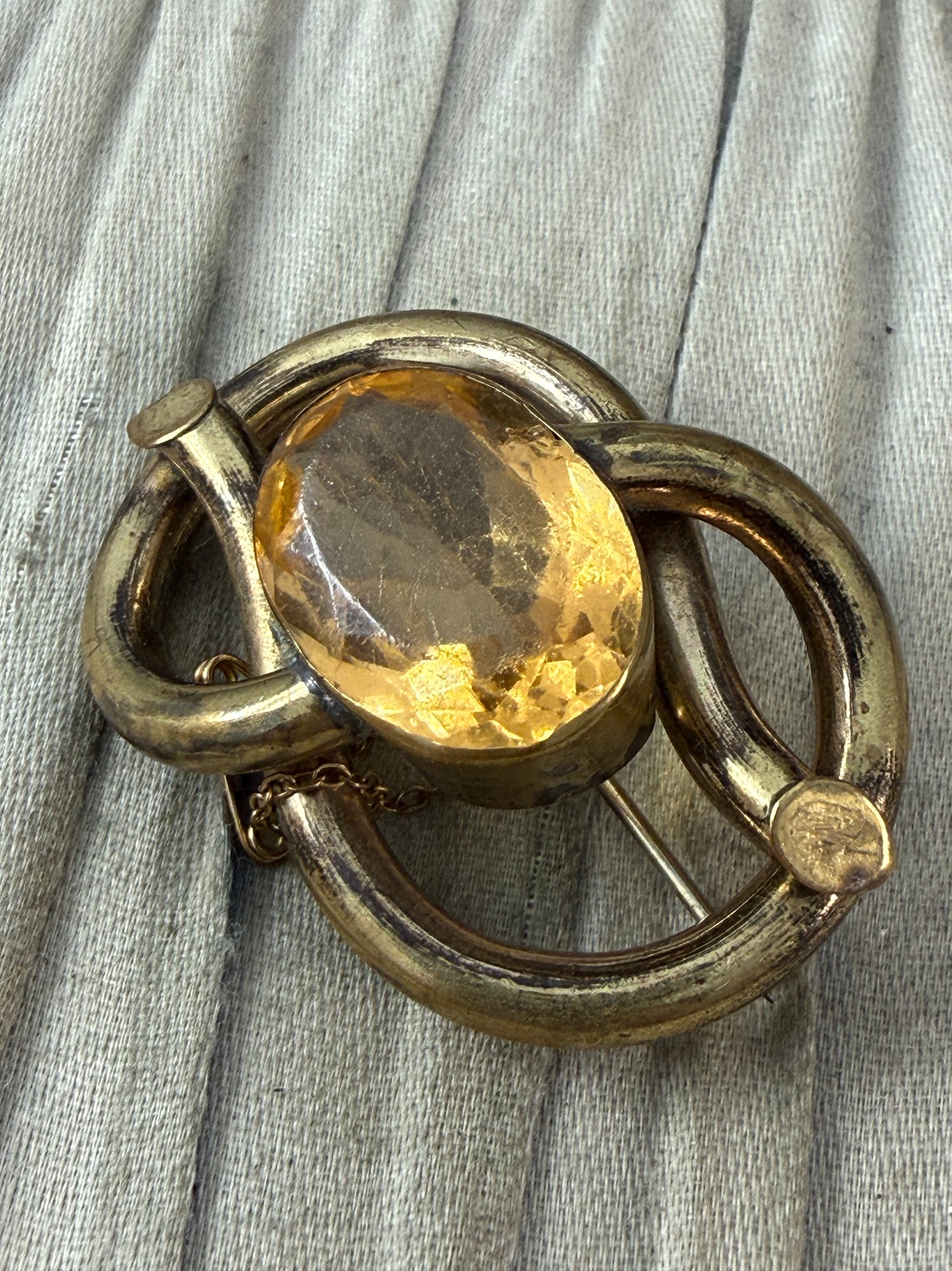 Antique Victorian Lover's Knot Brooch