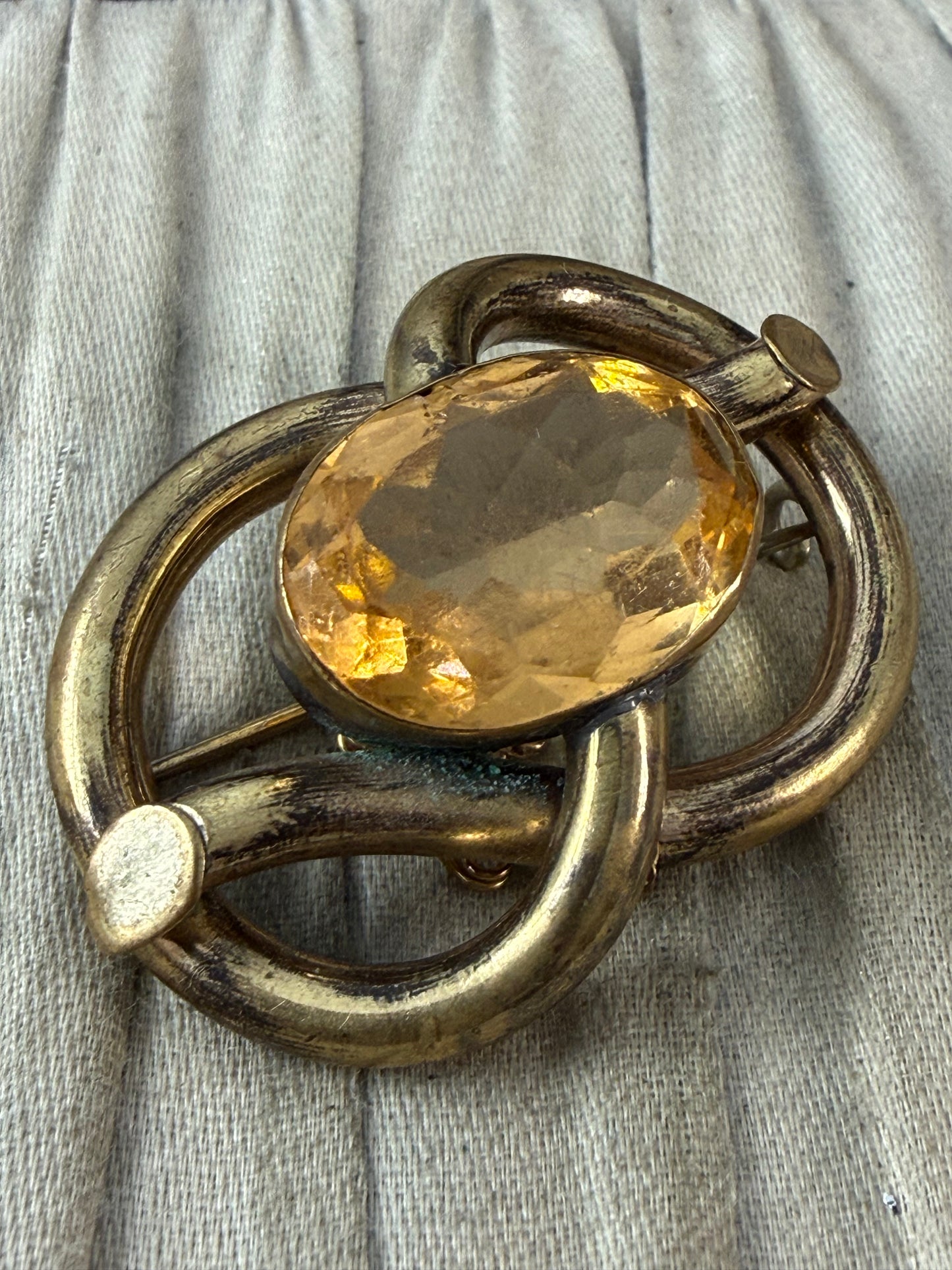 Antique Victorian Lover's Knot Brooch
