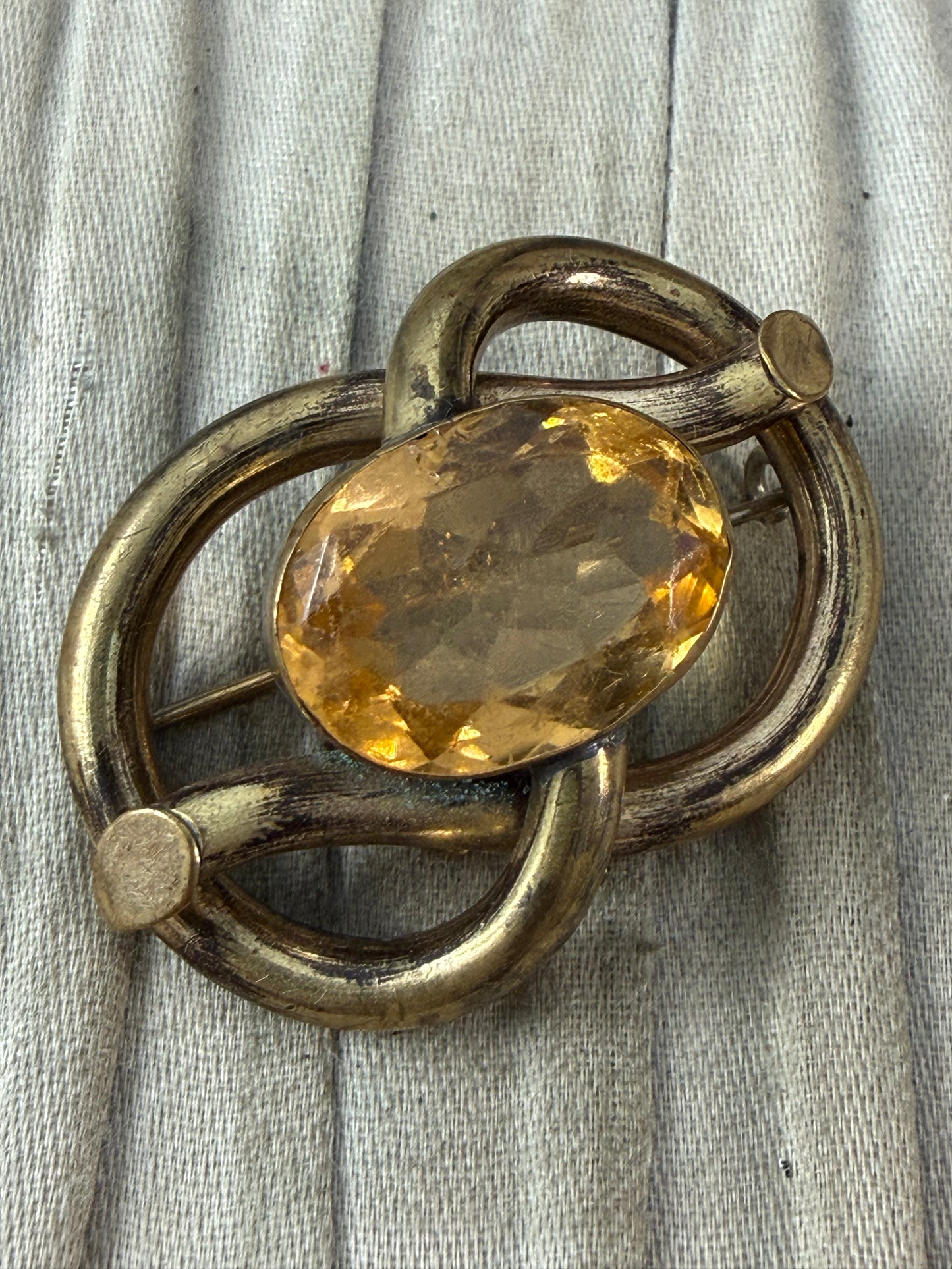 Antique Victorian Lover's Knot Brooch