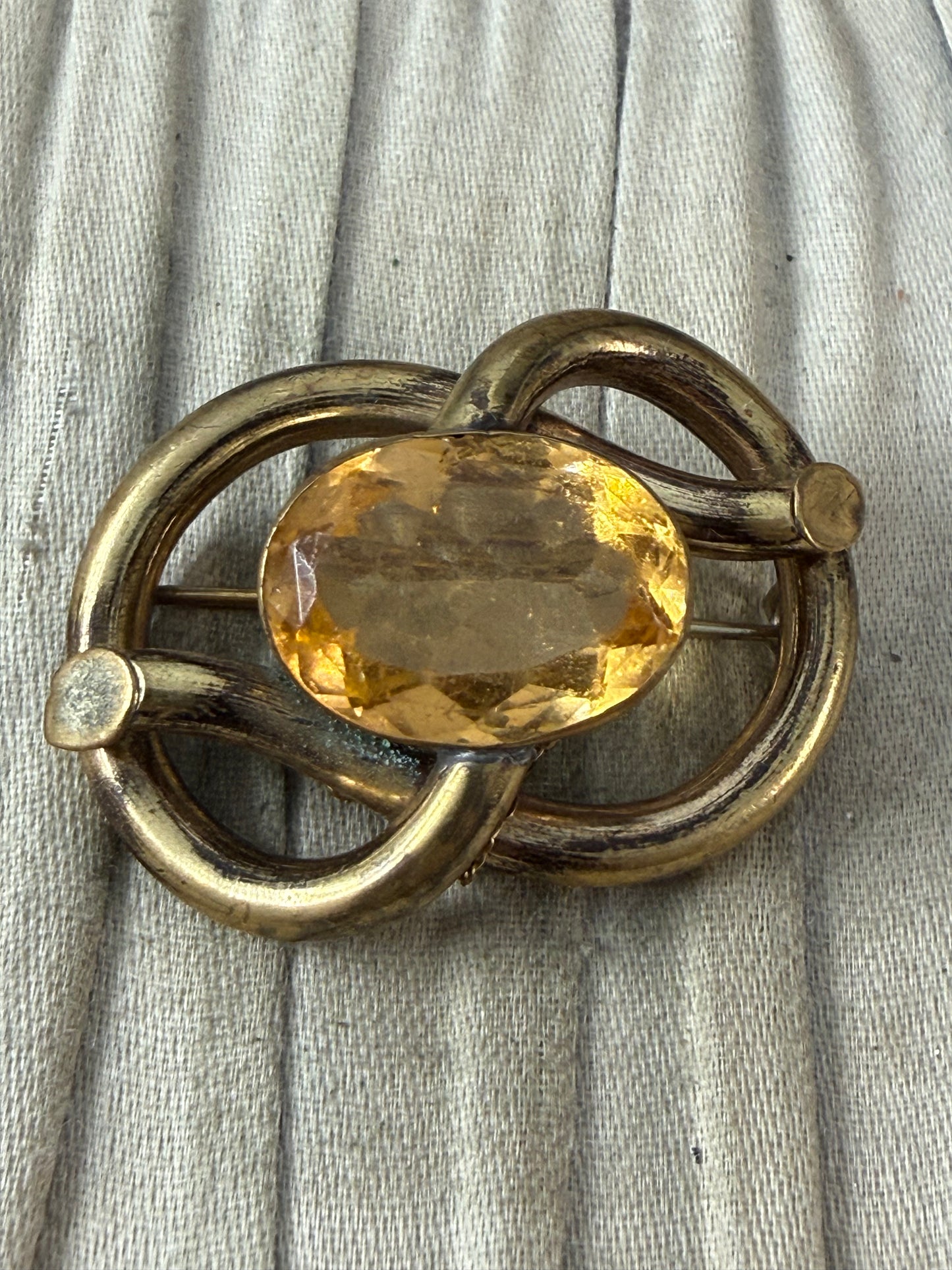 Antique Victorian Lover's Knot Brooch