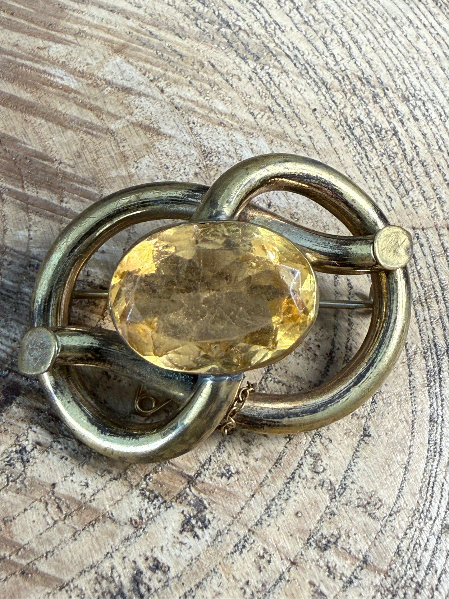 Antique Victorian Lover's Knot Brooch