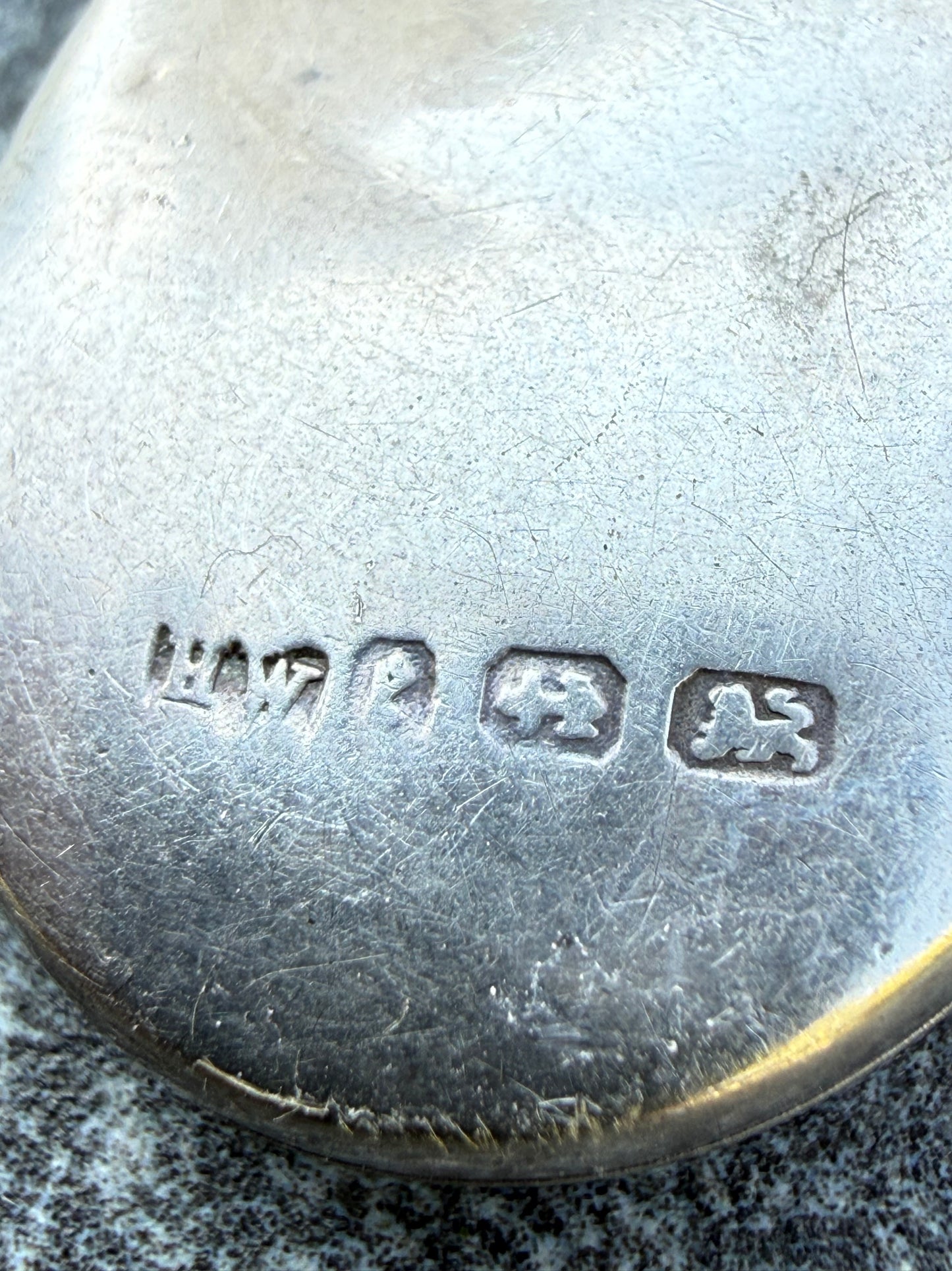 Antique Sterling Silver Foliate Pendant Locket