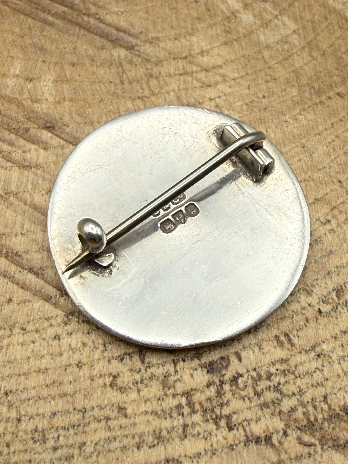 Vintage Sterling Silver Viking Longboat Brooch, Chester 1936