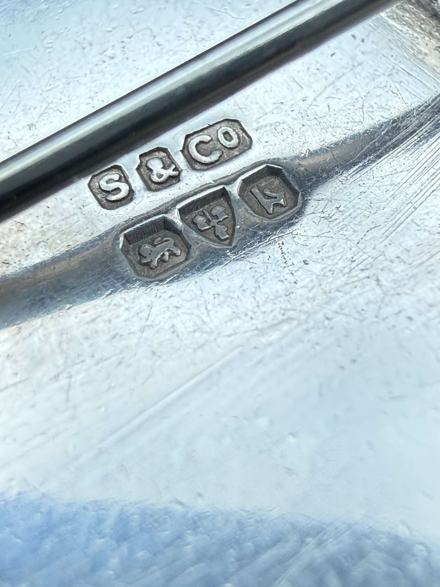 Vintage Sterling Silver Viking Longboat Brooch, Chester 1936