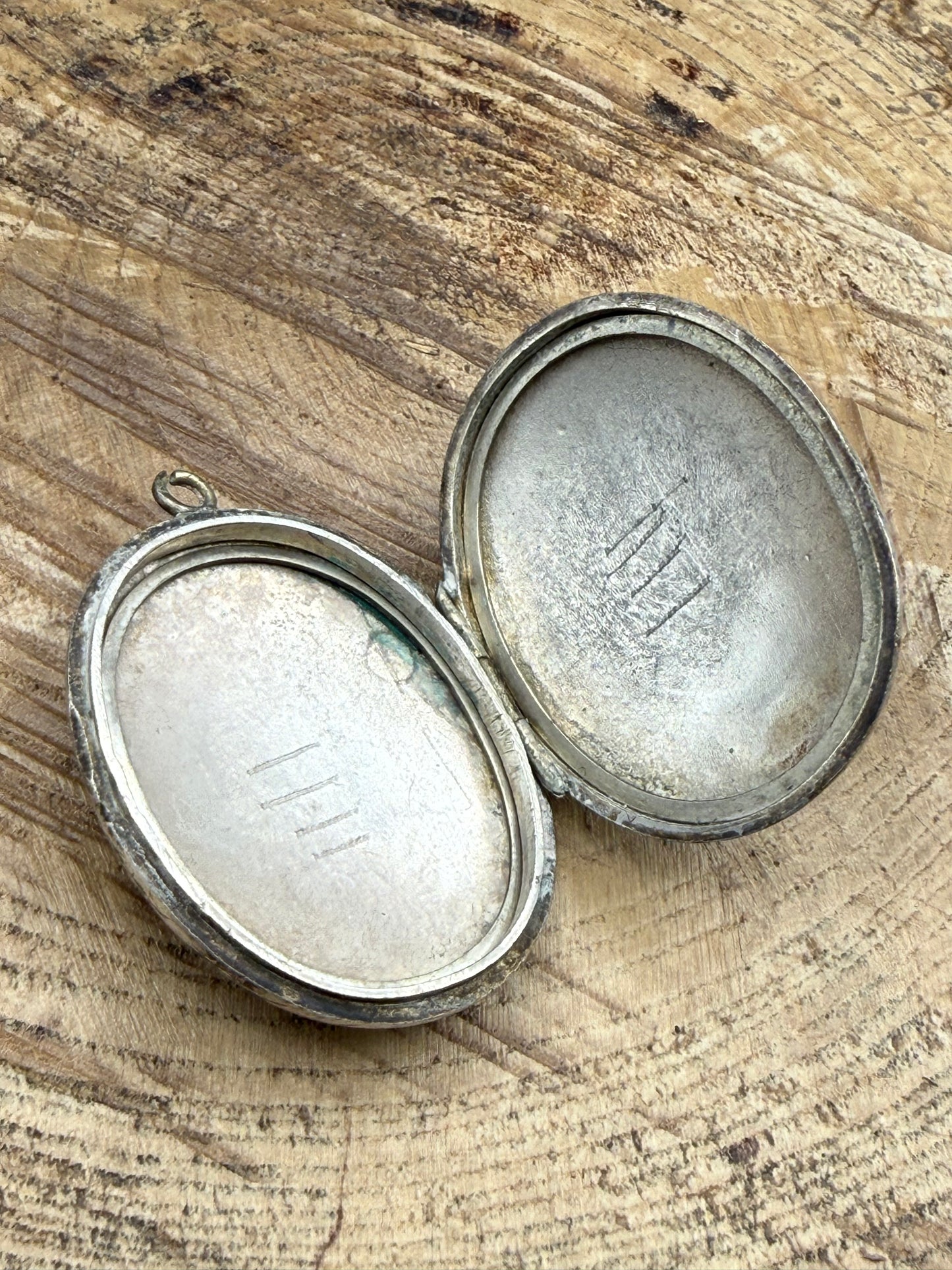 Victorian Aesthetic Movement Bird Locket, Double Sided Design