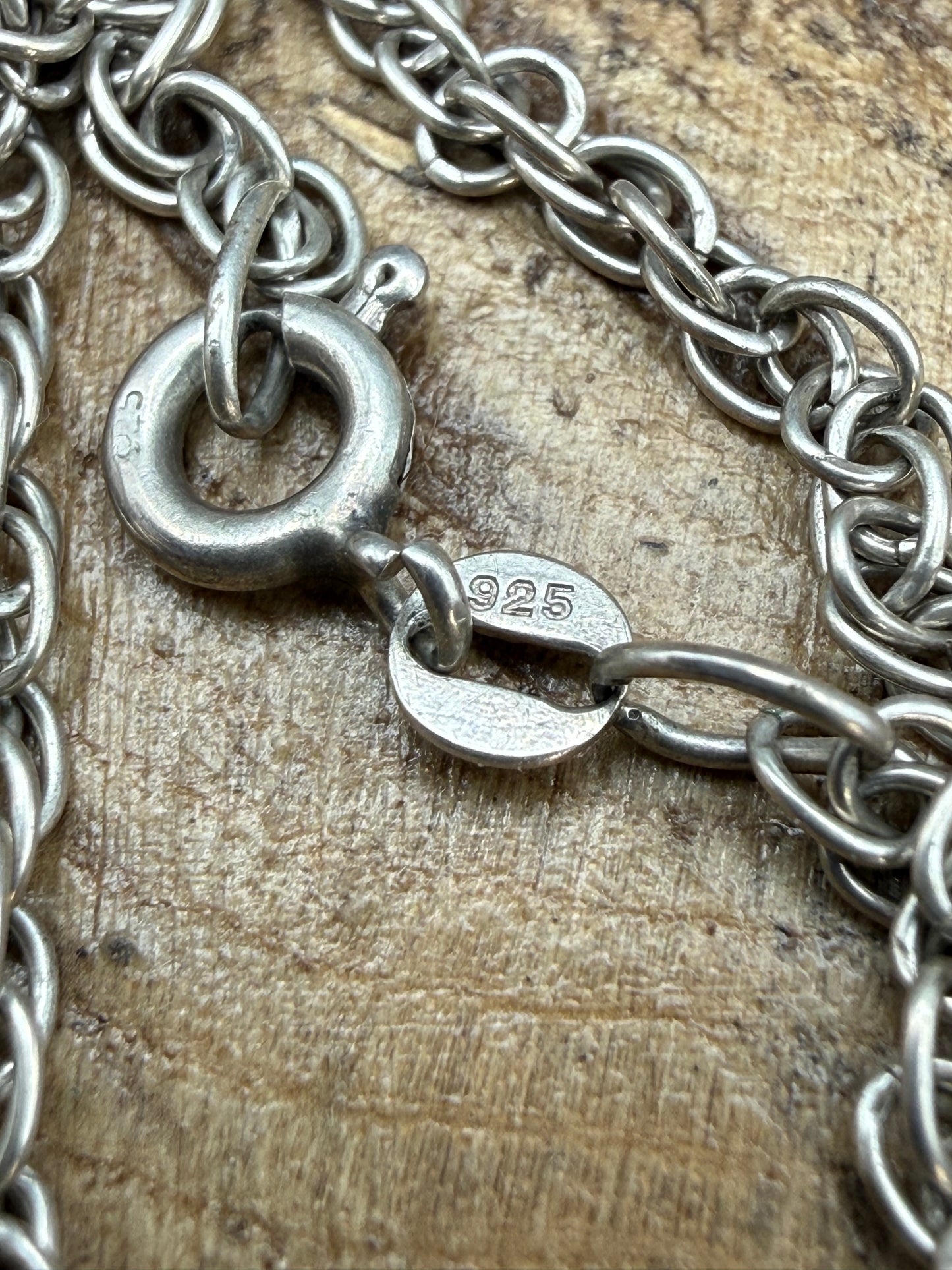 Vintage Sterling Silver Photo Locket Necklace