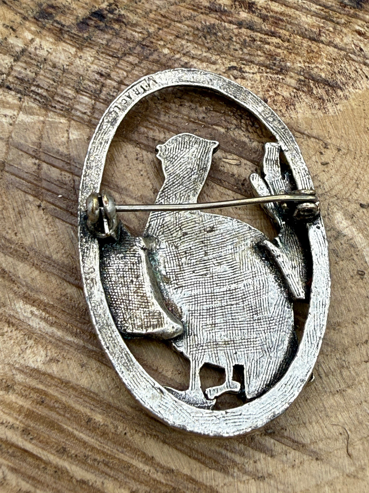 Vintage Red Grouse Brooch by Miracle