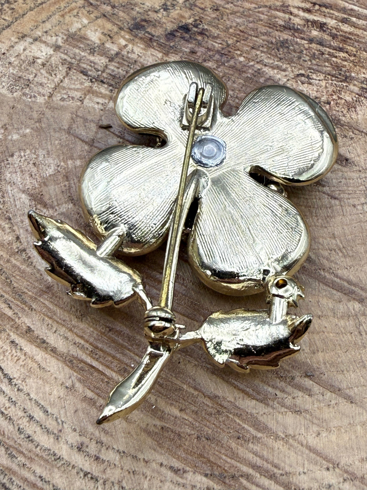 Vintage Pansy Brooch, 1960s