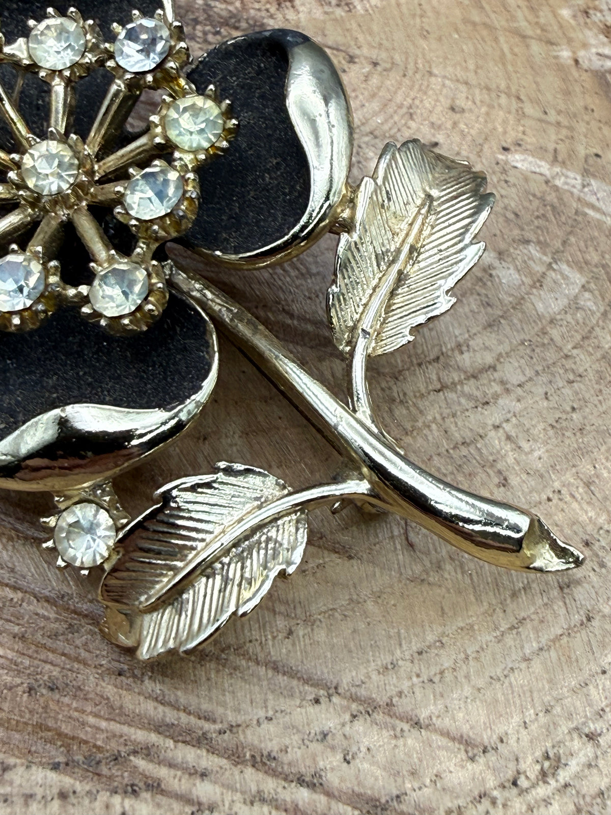 Vintage Pansy Brooch, 1960s