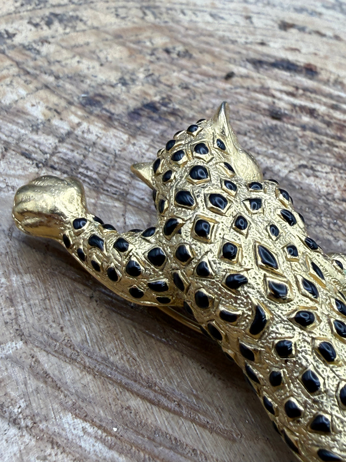 Vintage Leopard Figural Brooch