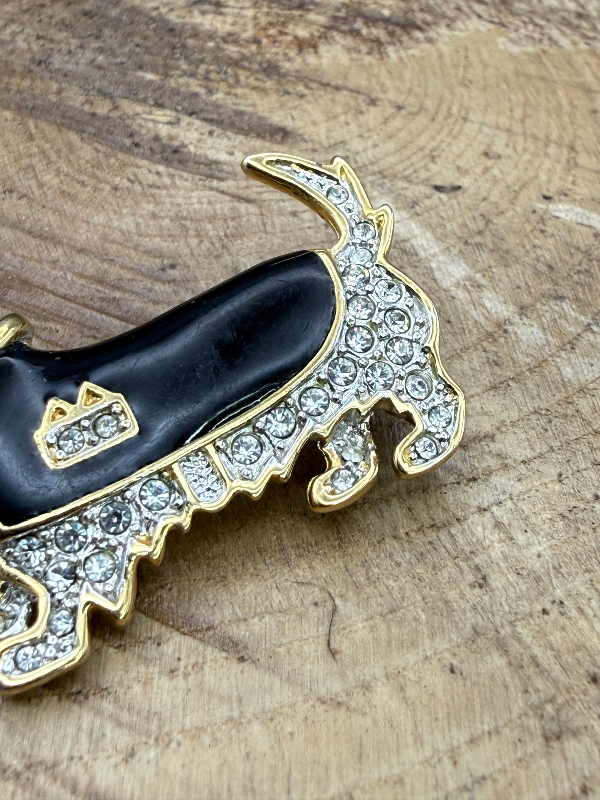 Vintage Scottie Dog Brooch, BJ Jewellers