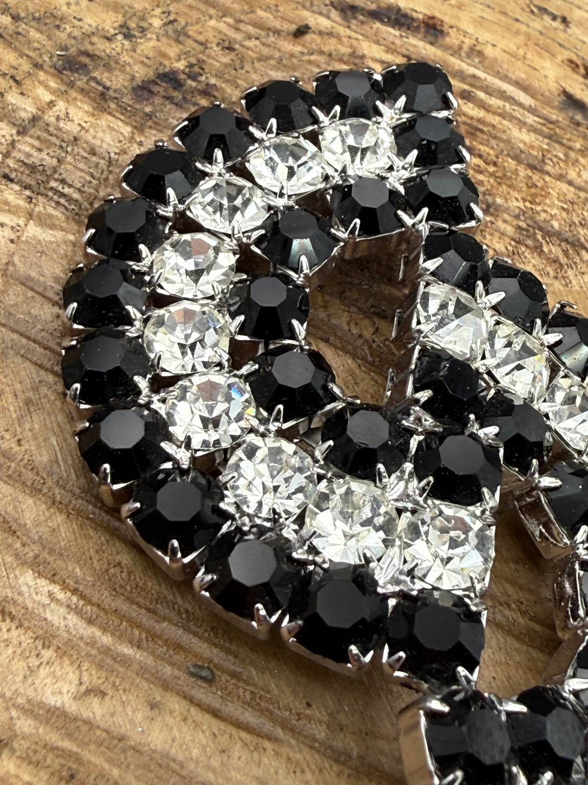 Vintage Dazzling 'S Shaped' Brooch