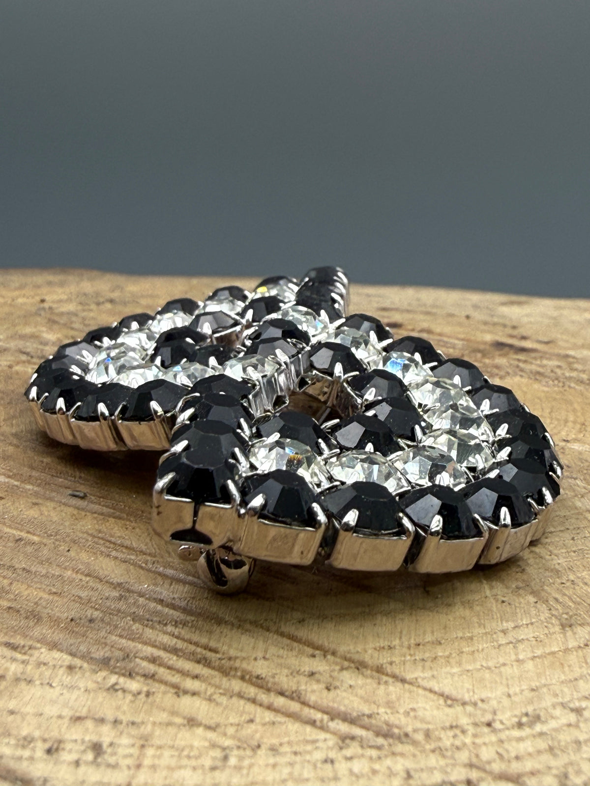 Vintage Dazzling 'S Shaped' Brooch