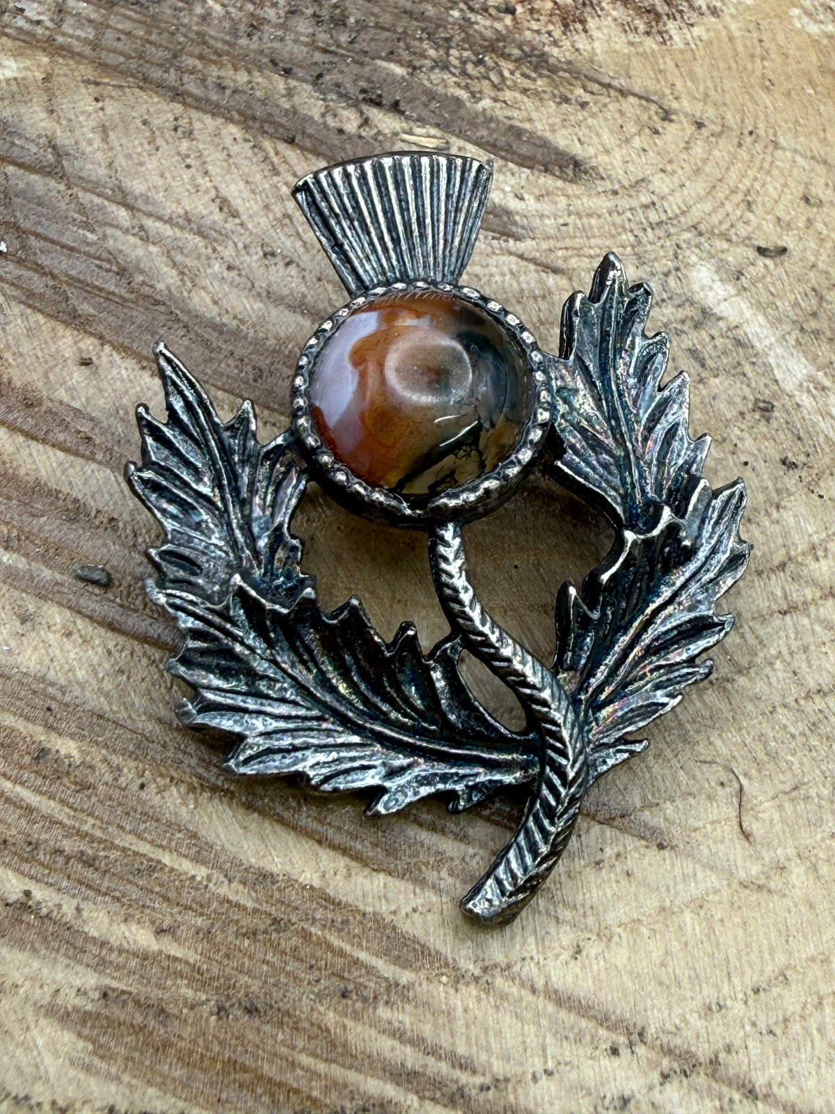 Vintage Scottish Thistle Brooch