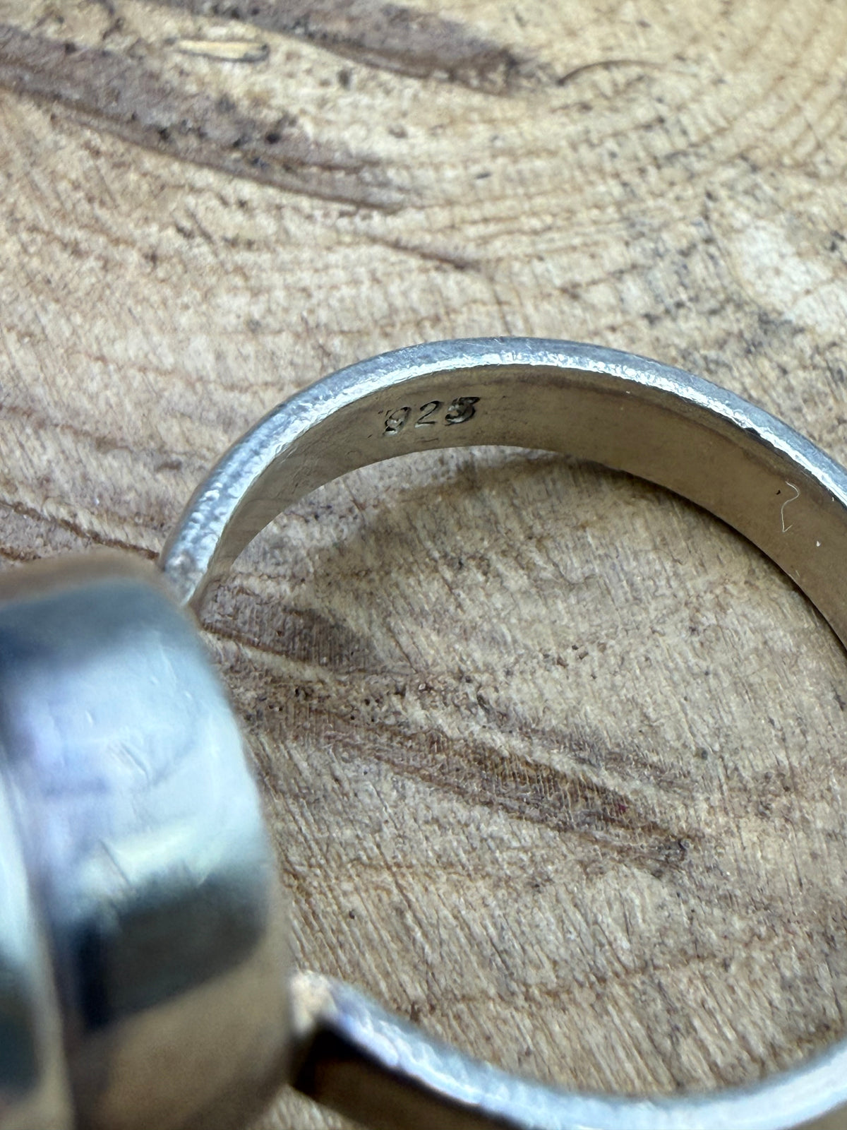 Vintage Sterling Silver Citrine Ring, UK Size N