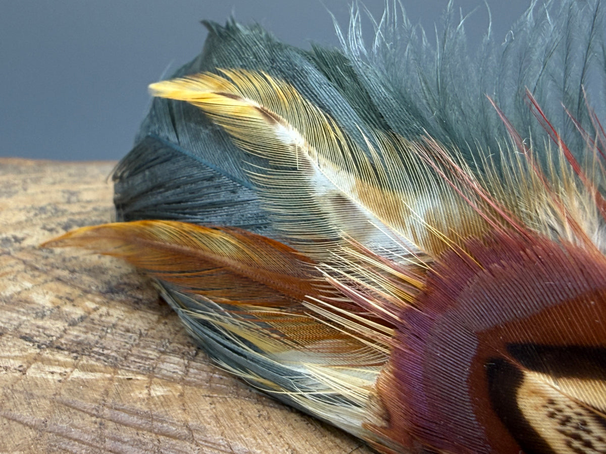 Ornate Feather Hat Brooch