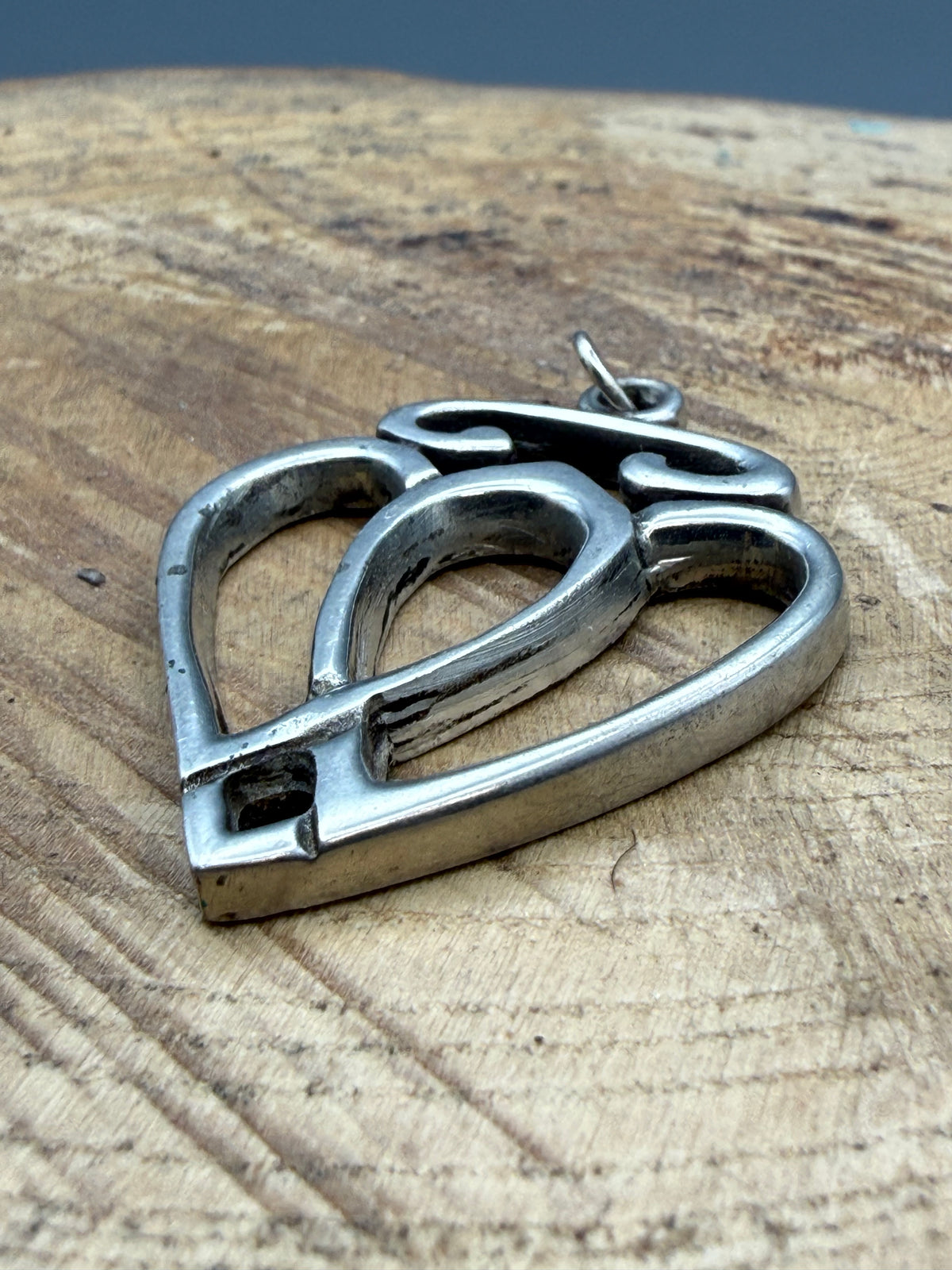 Vintage Scottish Luckenbooth Heart Pendant