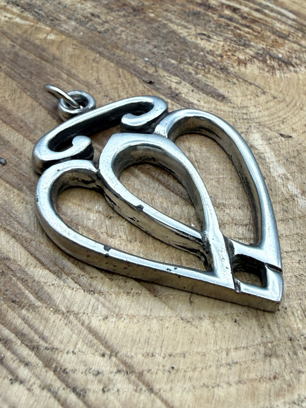 Vintage Scottish Luckenbooth Heart Pendant