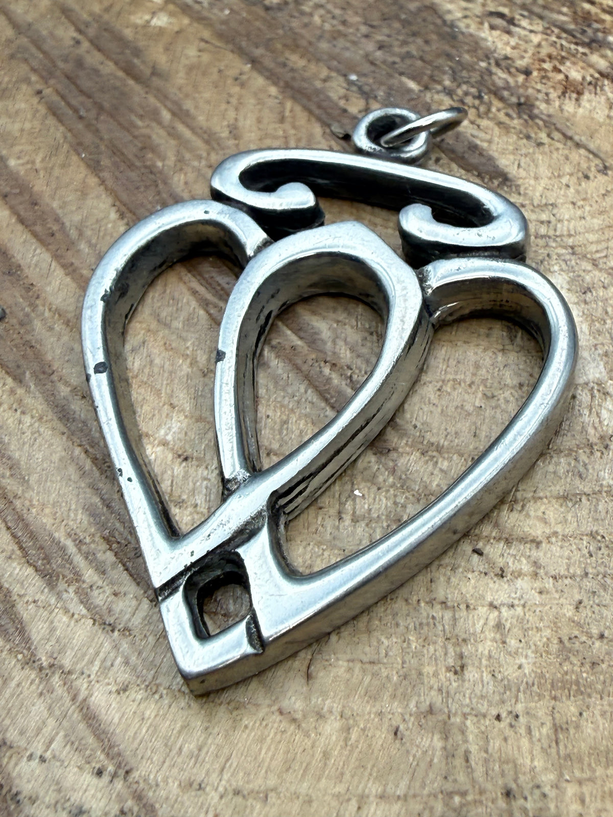 Vintage Scottish Luckenbooth Heart Pendant