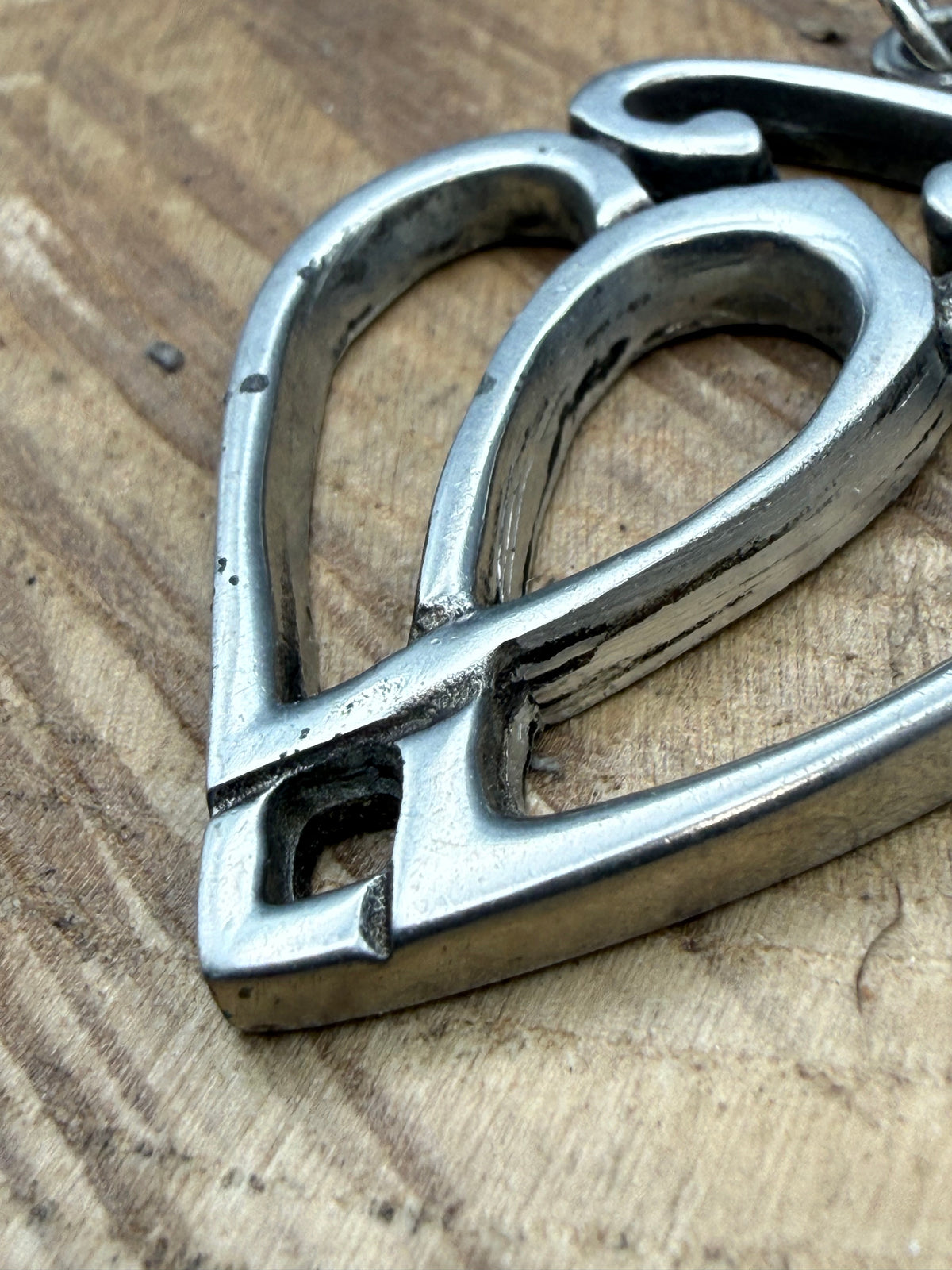 Vintage Scottish Luckenbooth Heart Pendant