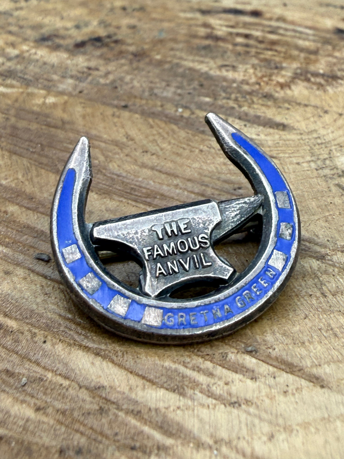 Vintage Art Deco Gretna Green Anvil Brooch