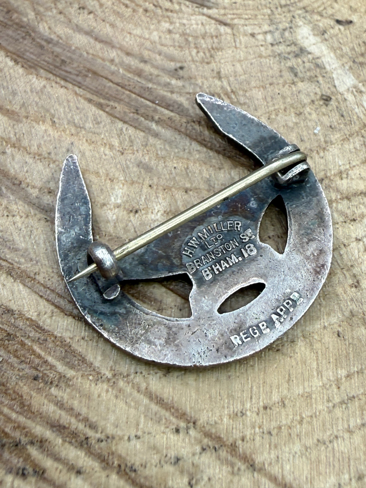 Vintage Art Deco Gretna Green Anvil Brooch
