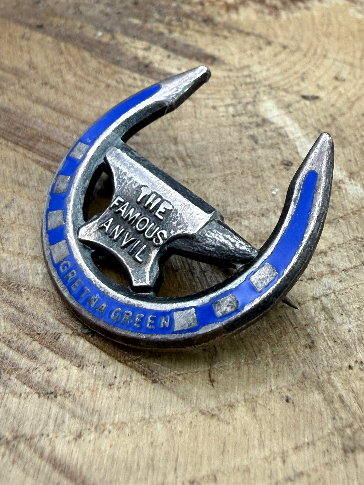 Vintage Art Deco Gretna Green Anvil Brooch