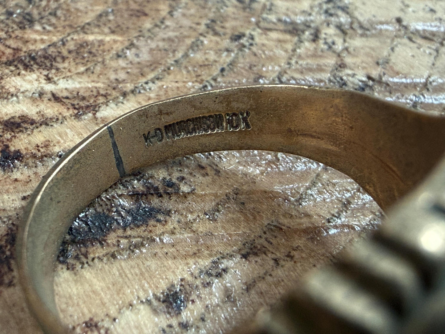 1950s American Class Ring from Paterson Central High School