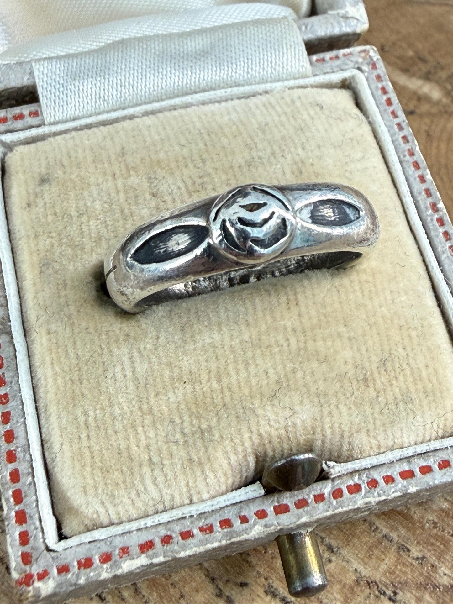 Vintage Kit Heath Sterling Silver & Glasgow Rose Ring