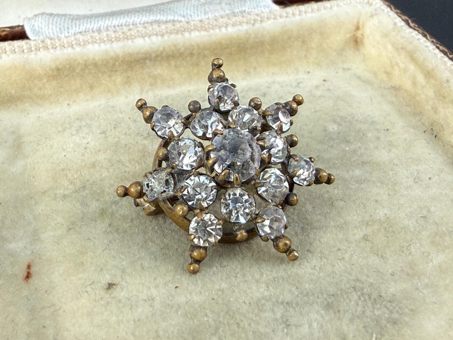 Antique Victorian Celestial Star Brooch