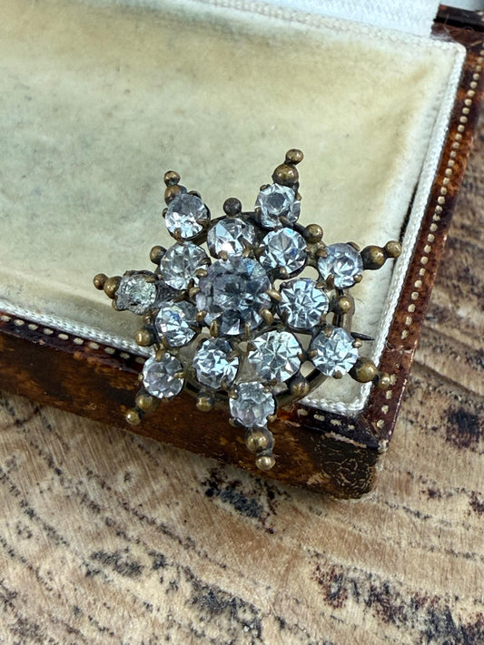 Antique Victorian Celestial Star Brooch