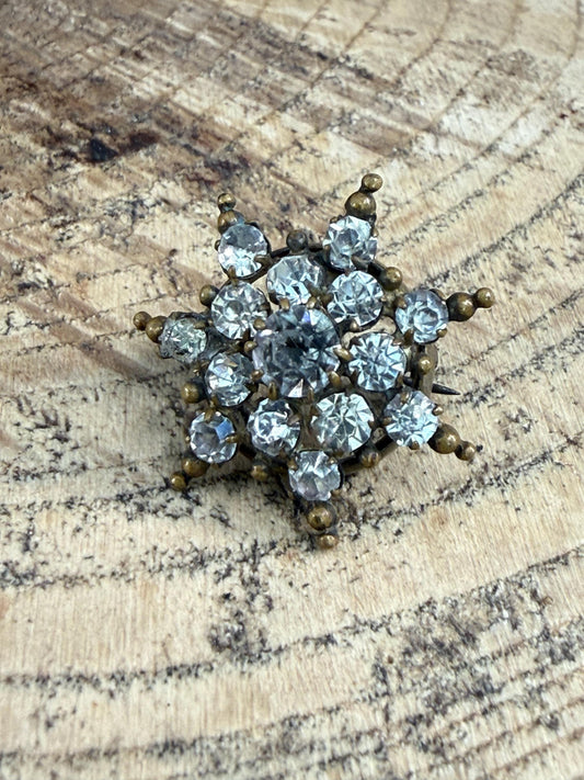 Antique Victorian Celestial Star Brooch