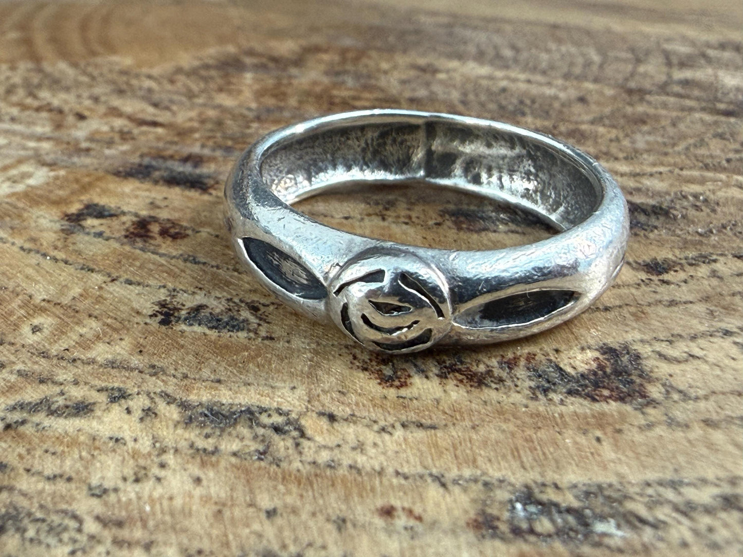 Vintage Kit Heath Sterling Silver & Glasgow Rose Ring