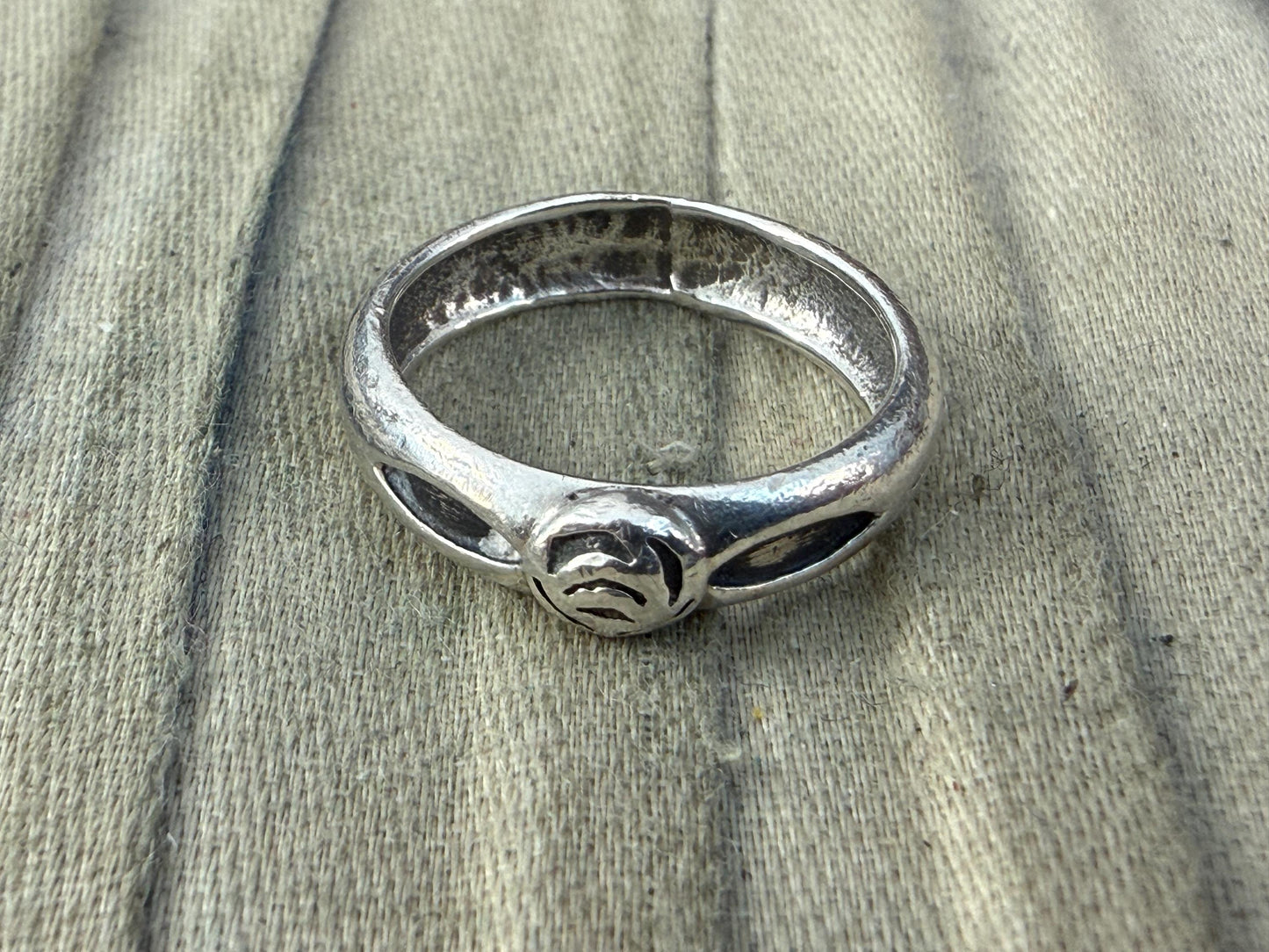 Vintage Kit Heath Sterling Silver & Glasgow Rose Ring
