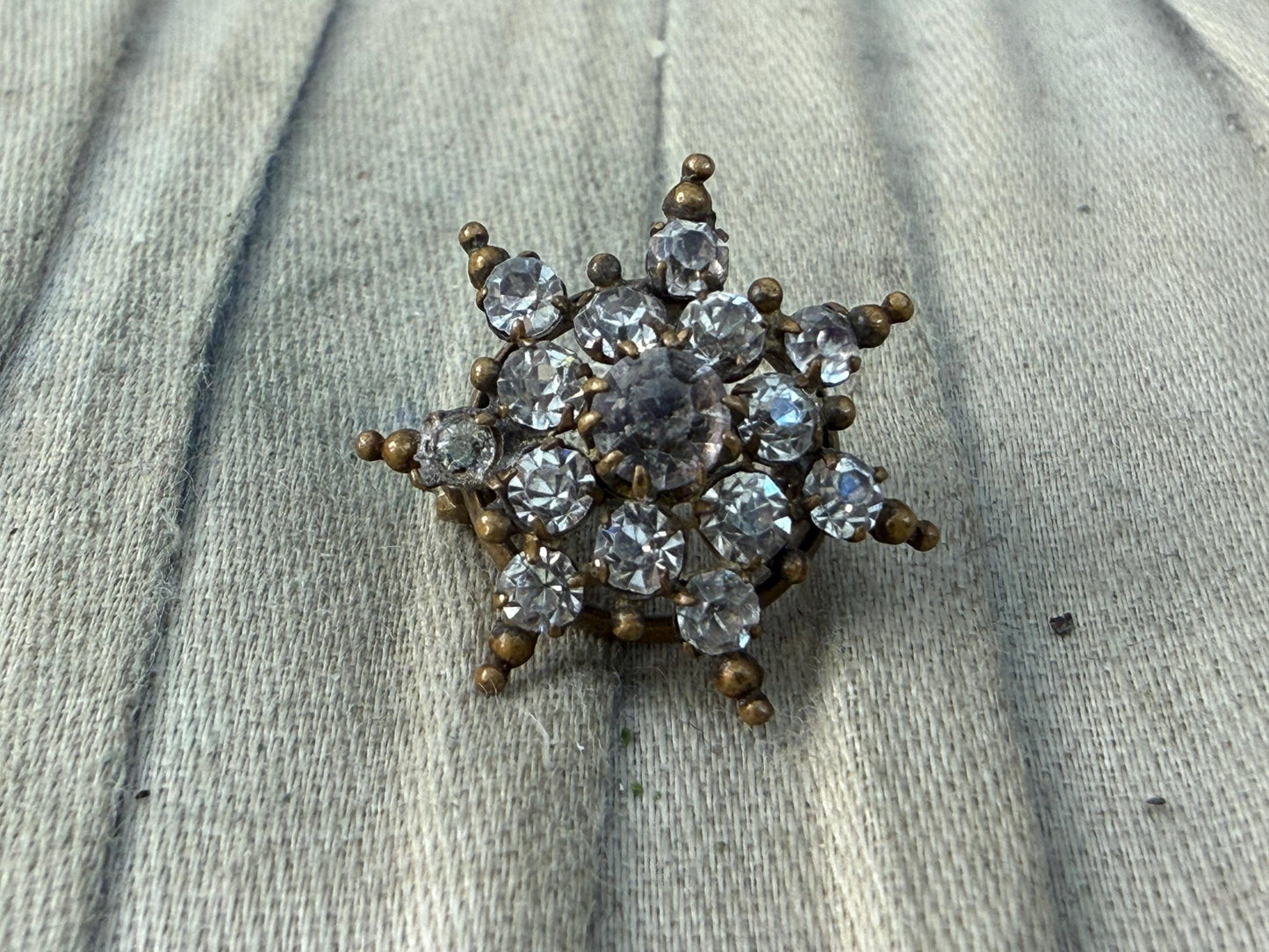 Antique Victorian Celestial Star Brooch