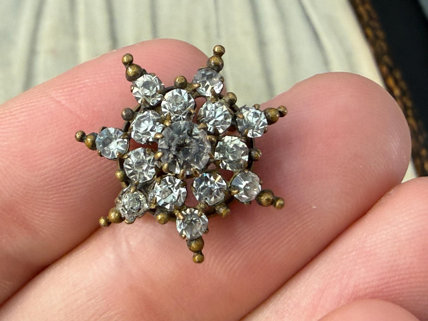 Antique Victorian Celestial Star Brooch