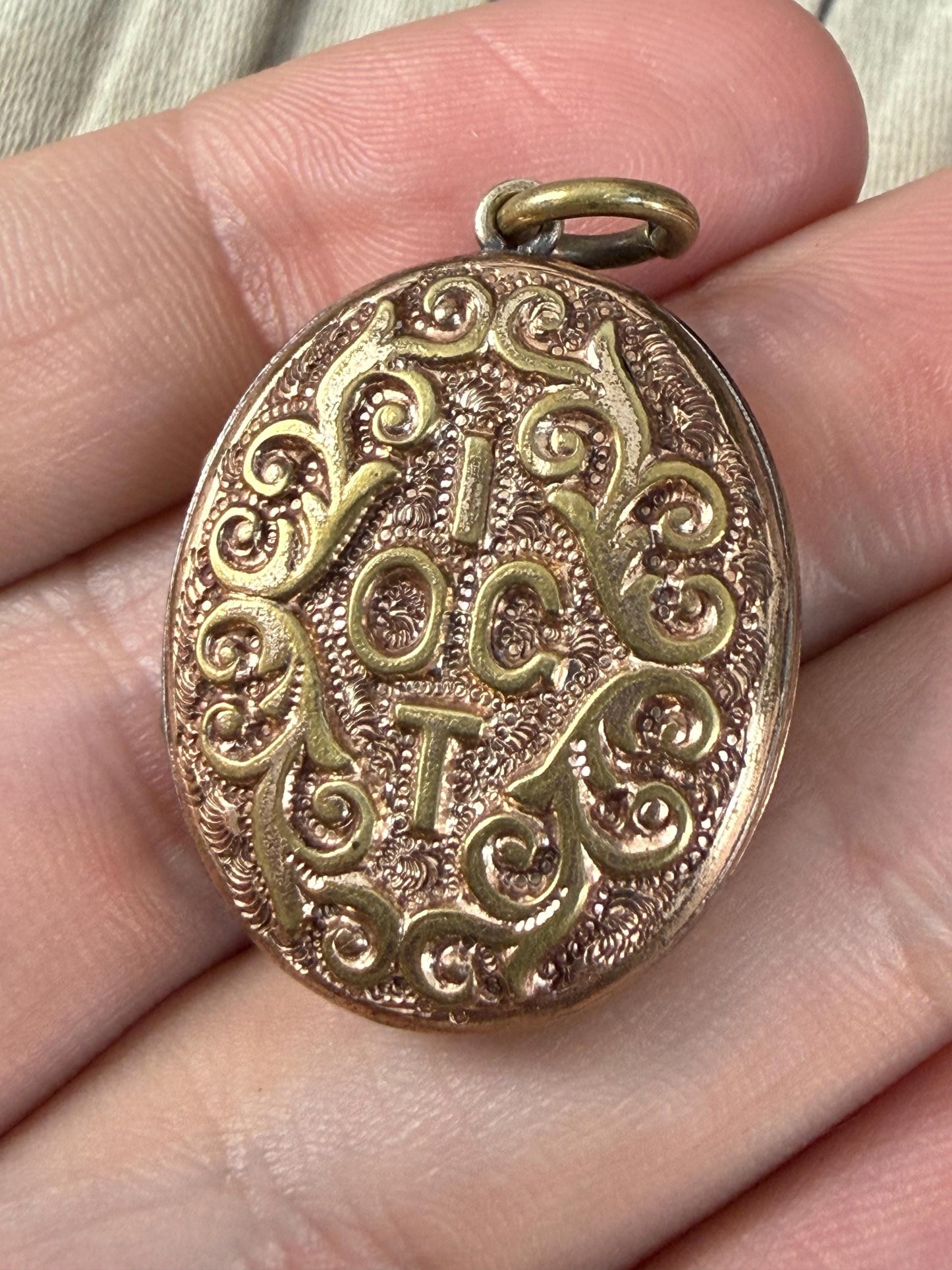Antique Victorian IOGT Templar Locket Pendant